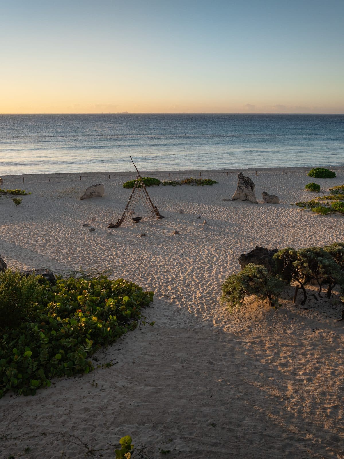 Sunrise on Palmaïa's private beach